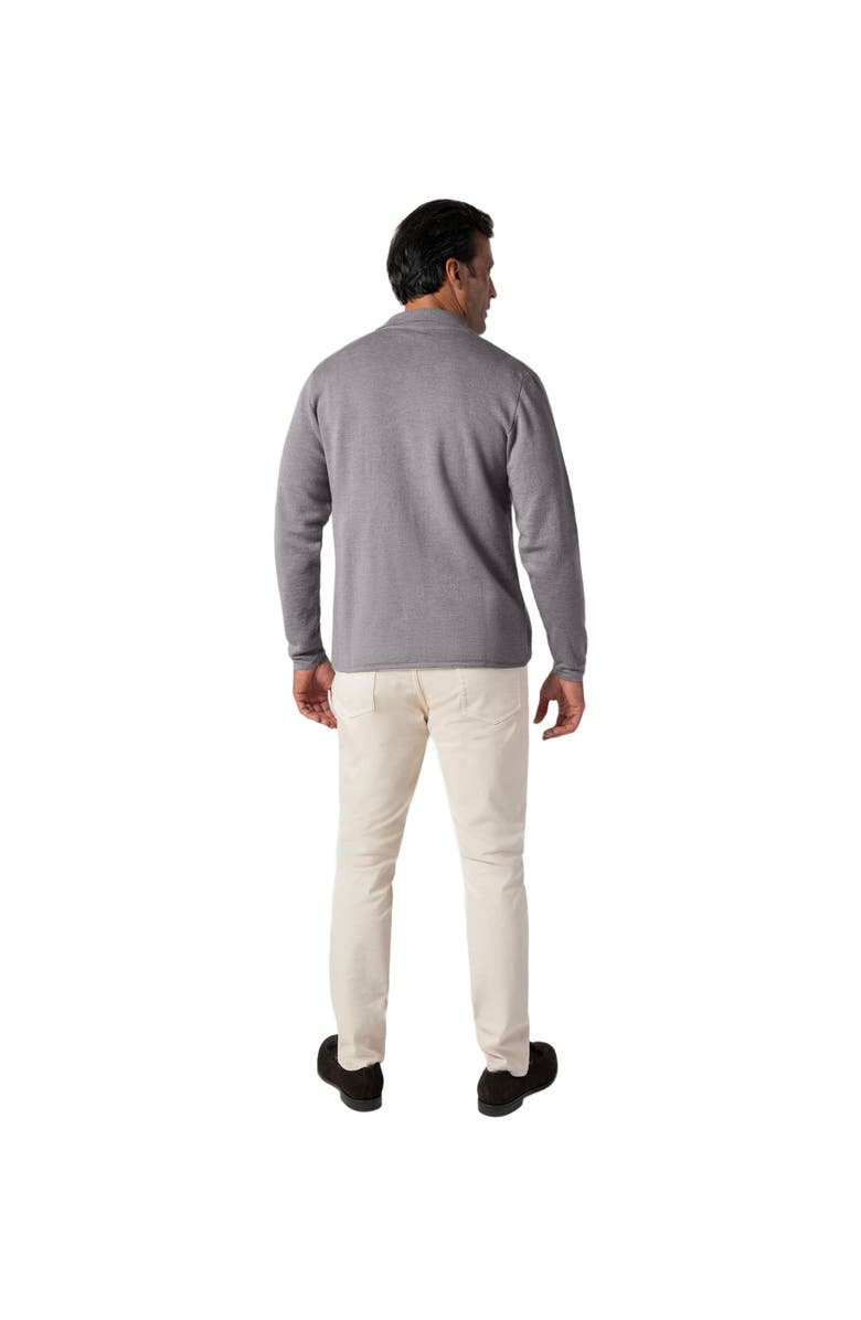 Robert Talbott Landon Sweater Jacket, Alternate, color, Light Gray