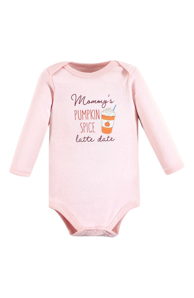 Hudson Baby L/S, S/S Bodysuit and Pant, Alternate, color, Pumpkin Spice Date