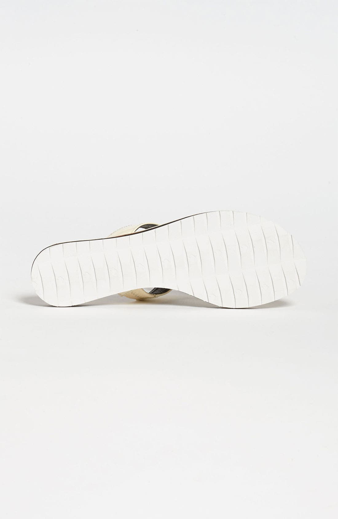'ana' sandal, Alternate, color, BLACK/ CREAM