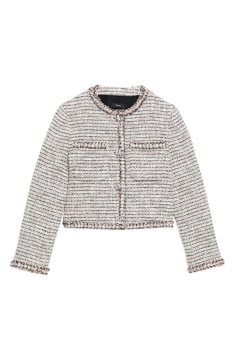 Theory Presto Crop Tweed Jacket, Alternate, color, 