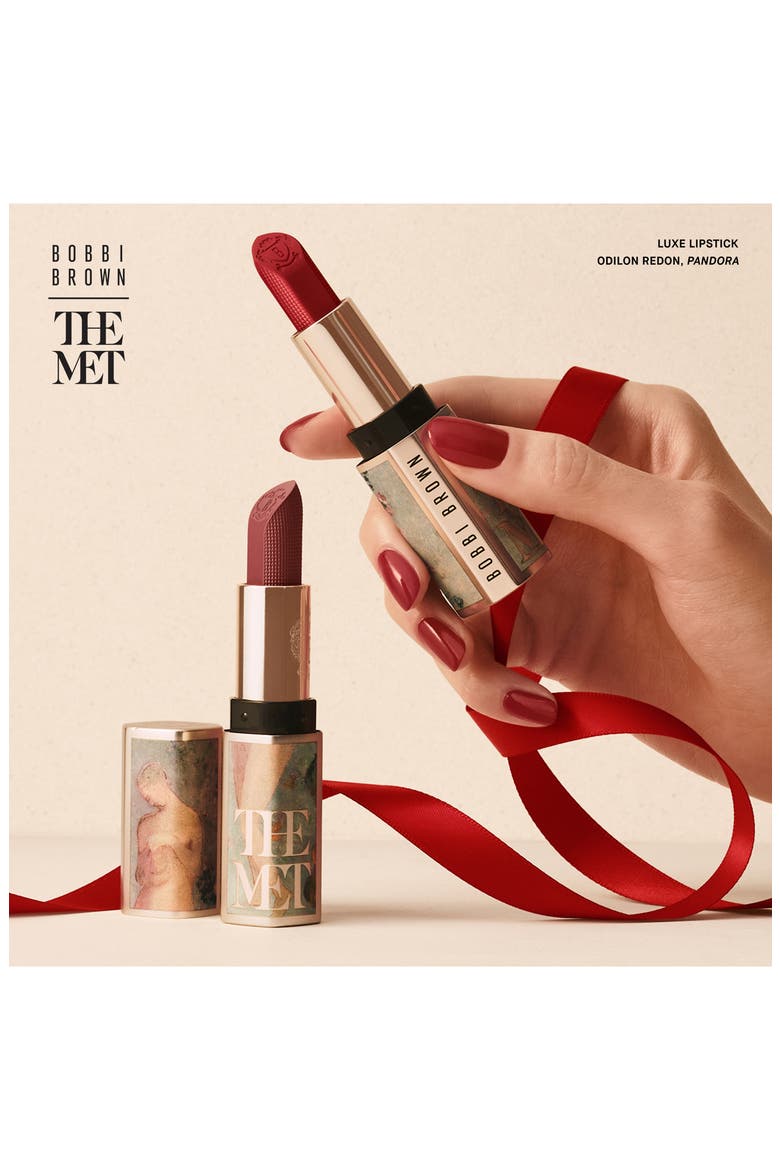 'Bobbi Brown x The Met Luxe Hydrating Lipstick, Alternate, color, PARISIAN RED