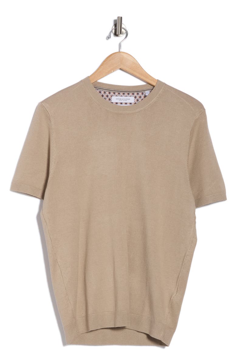 DENIM AND FLOWER Sweater T-Shirt, Main, color, Doeskin