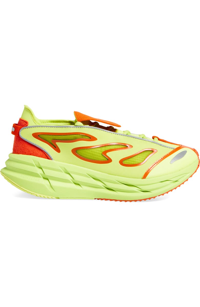 adidas by Stella McCartney Adistar Running Shoe, Alternate, color, Orange/ Preloved Lime/ Black