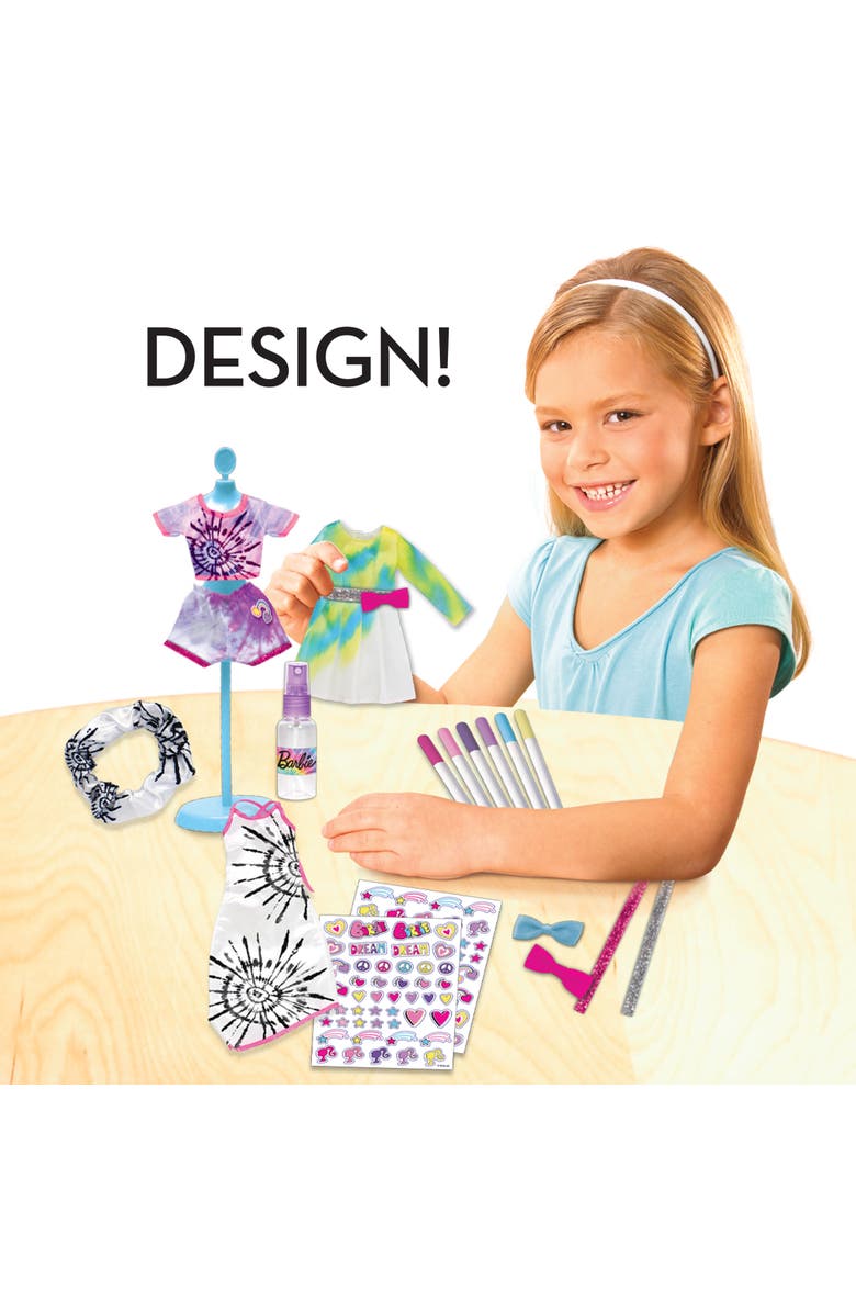 Barbie Tiedye Be A Real Fashion Designer Doll Clothes Designing Kit, Alternate, color, Multicolored