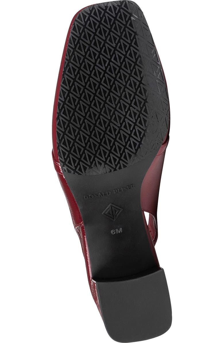 Donald Pliner Slingback Bit Loafer Pump, Alternate, color, Cranberry