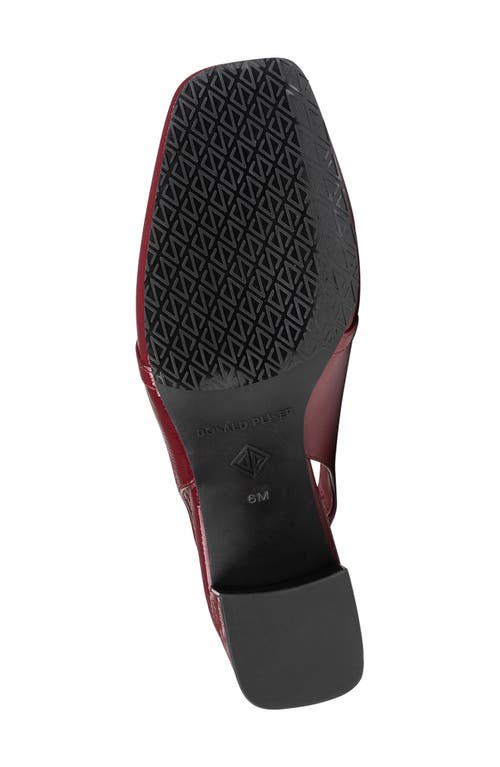Donald Pliner Slingback Bit Loafer Pump In Red
