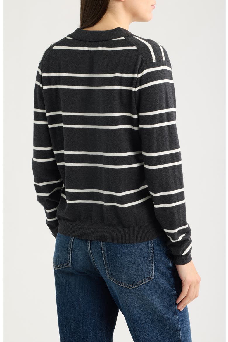 Stripe Sweater, Alternate, color, GRAPHITE STRIPE