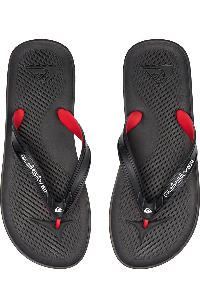 Quiksilver Haleiwa Core Water Resistant Flip Flop, Alternate, color,