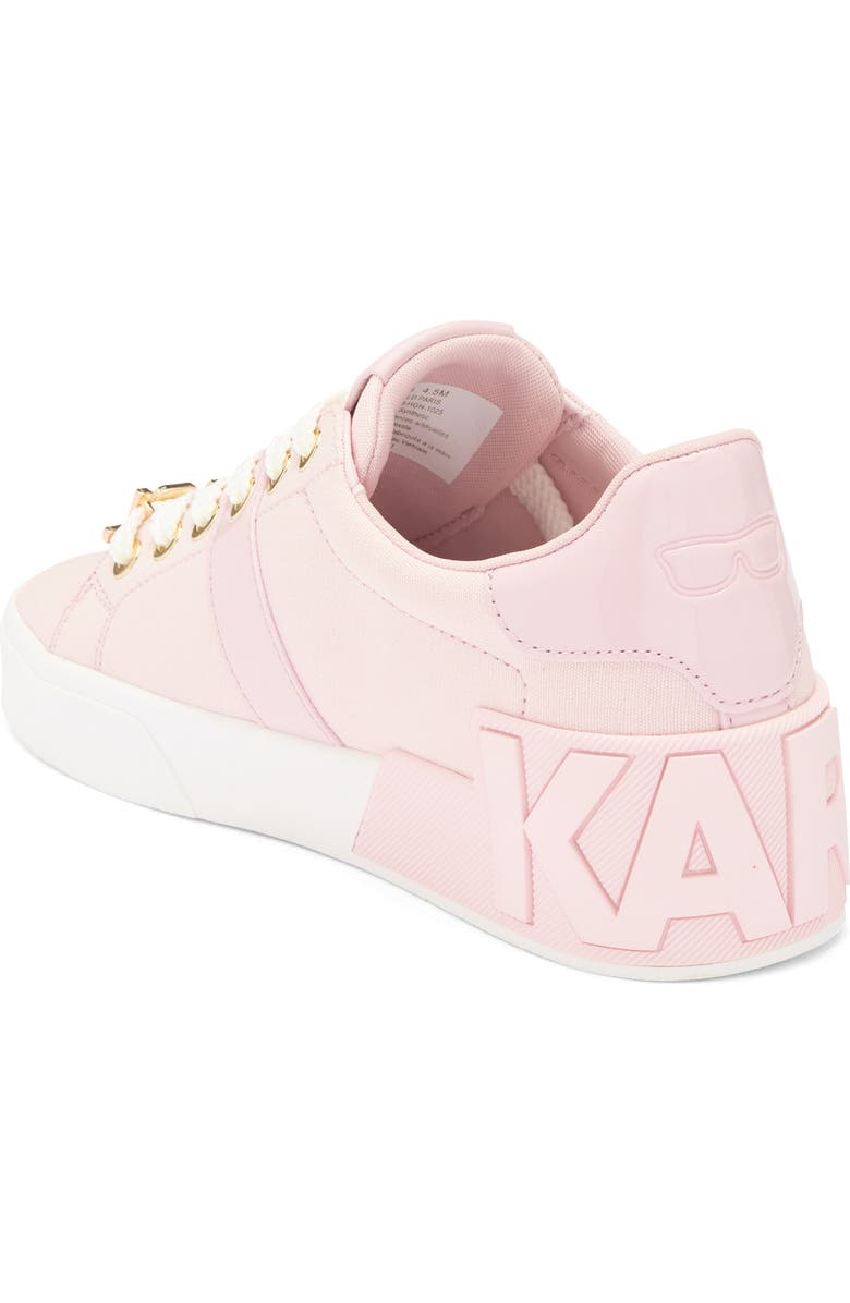 KARL LAGERFELD PARIS Mablyn Low Top Sneaker, Alternate, color, Light Blush