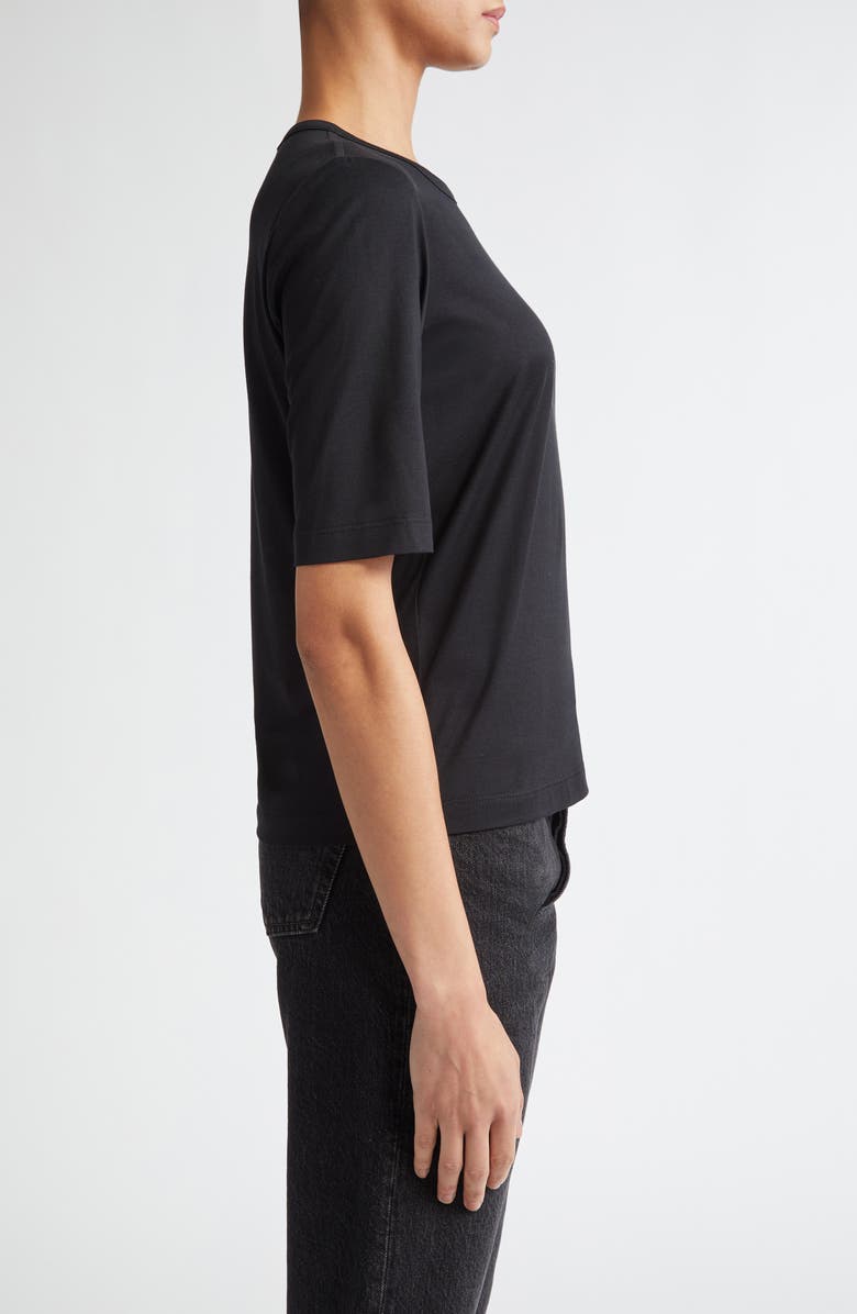 PARTOW Parker Modal & Cashmere T-Shirt, Alternate, color, Black