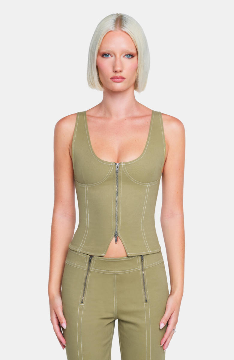 OW Collection Maple Top, Main, color, Olive