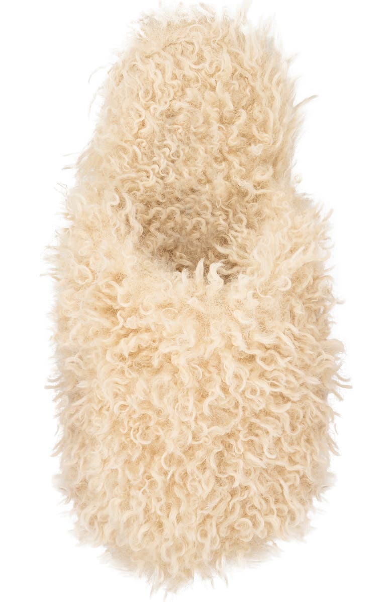 OLIVIA MILLER Shaggy Faux Fur Slipper, Alternate, color,