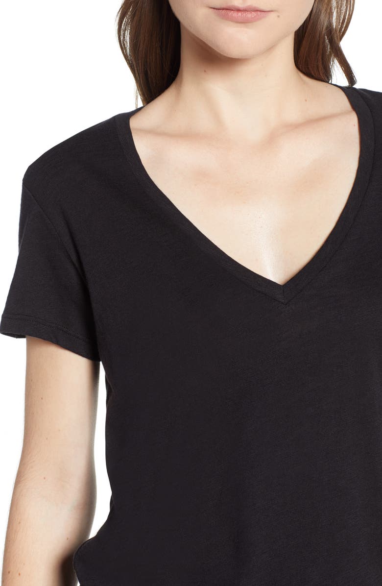 Amour Vert Joline V-Neck Tee, Alternate, color, 