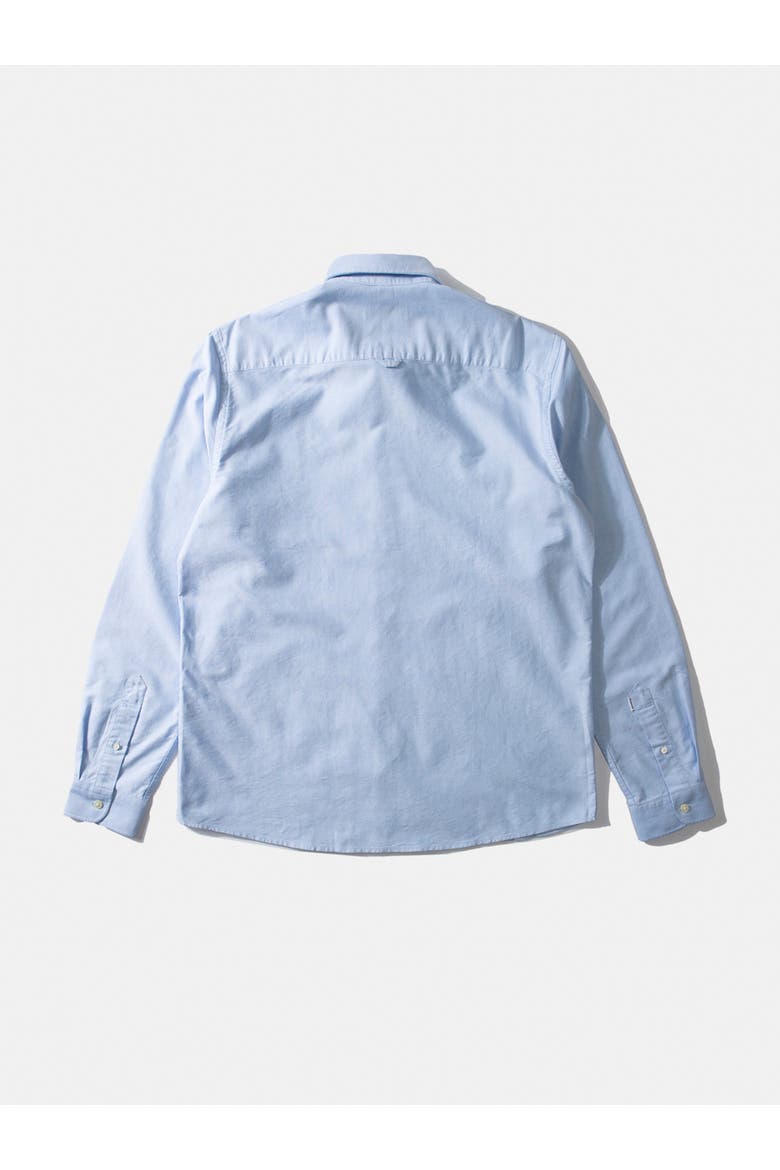 Duck Logo Oxford Shirt, Alternate, color, Plain Light Blue
