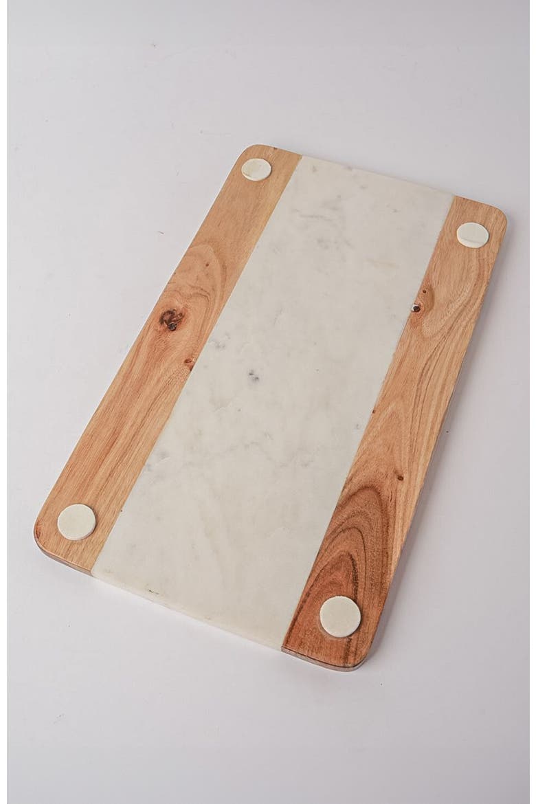 Marble Serving Board - Rectangle, Alternate, color, Grey