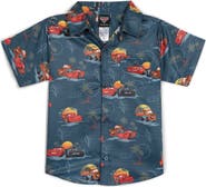 Disney Short Sleeve Button Down Shirt
