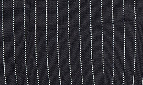 Thom Browne Pinstripe High Twist Wool Sport Coat In Blue