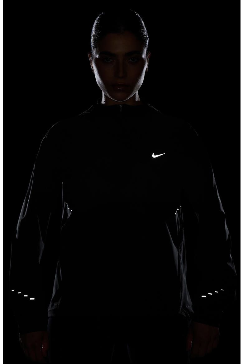 Swift Repel Packable Running Jacket, Alternate, color, 010 010 BLACK/REFLECTIVE SILV