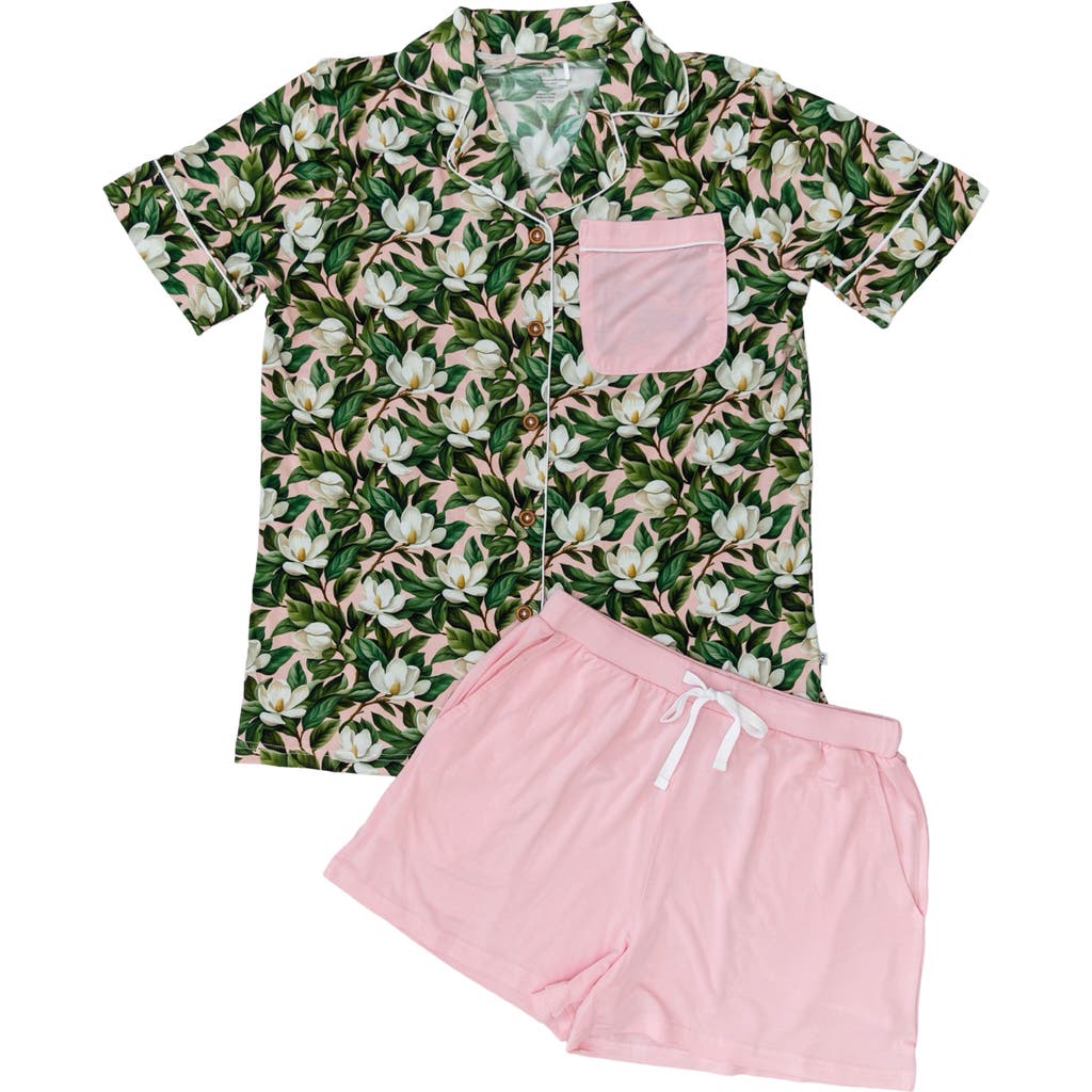 Laree + Co Luxe Lounge Short Set In Green
