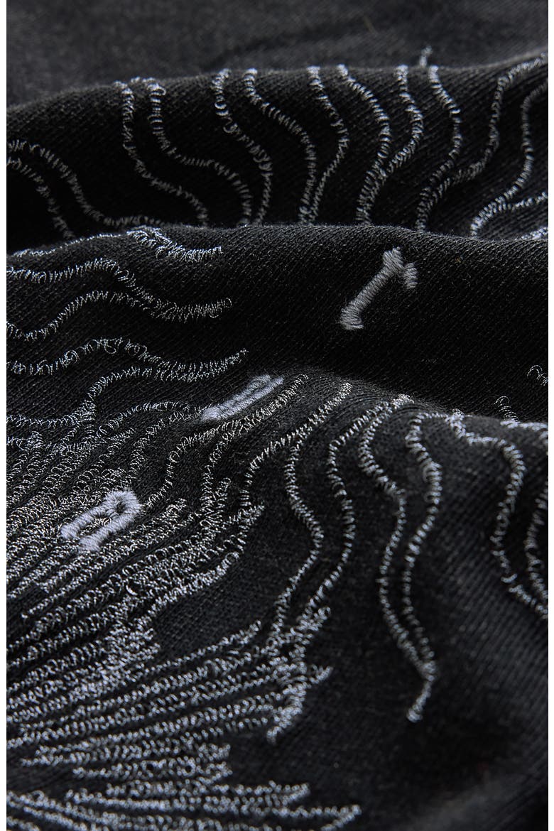 Varvatos Logo Organic Cotton Graphic T-Shirt, Alternate, color, BLACK