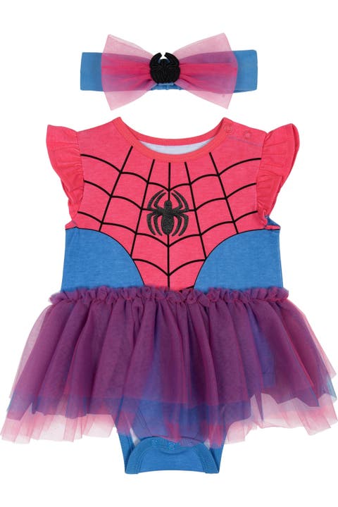 Spider-Man Tutu Bodysuit and Headband Set