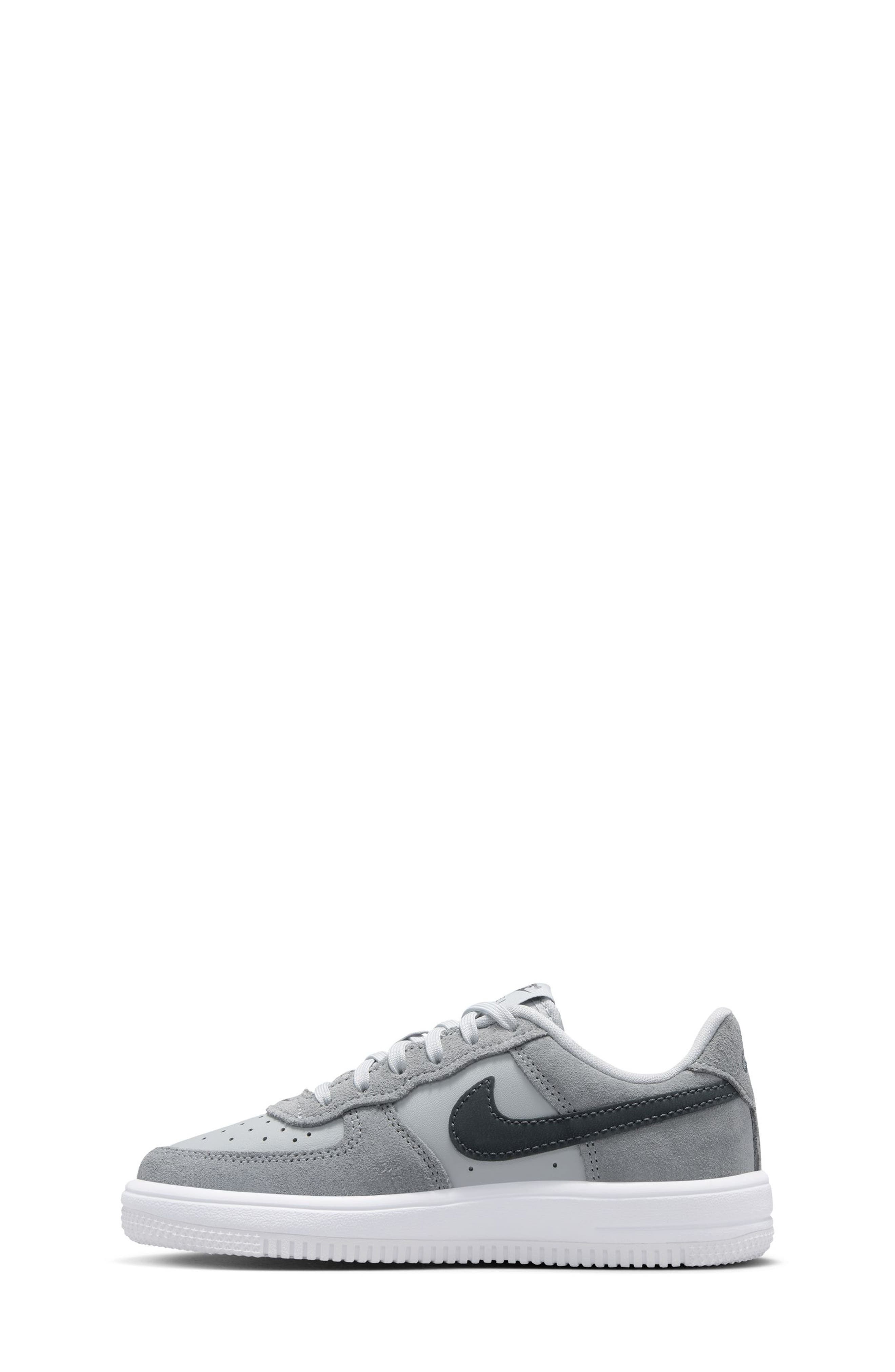 Nike Kids' Force 1 Low Essential Basketball Sneaker, Alternate, color, Light Grey/ Dark Grey/ Grey