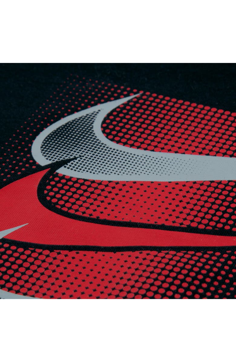 Nike Swoosh T-Shirt & Joggers Set, Alternate, color, Dark Grey Heather/ Black