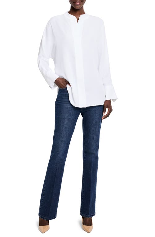 Nic + Zoe Nic+zoe High Rise Bootcut Jeans In Marine In Blue