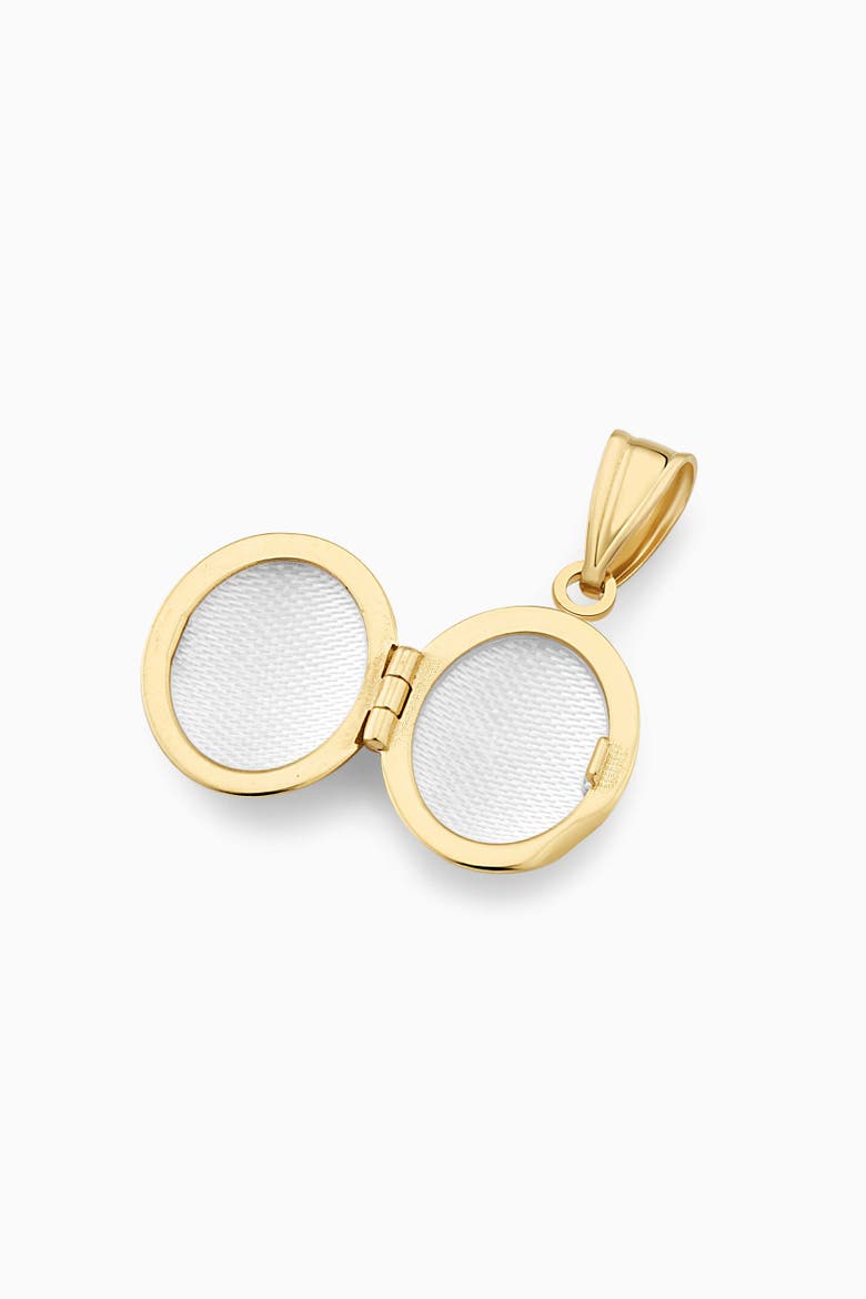 14K Yellow Gold Lock It Up Oval Locket, Alternate, color, Yellow Gold