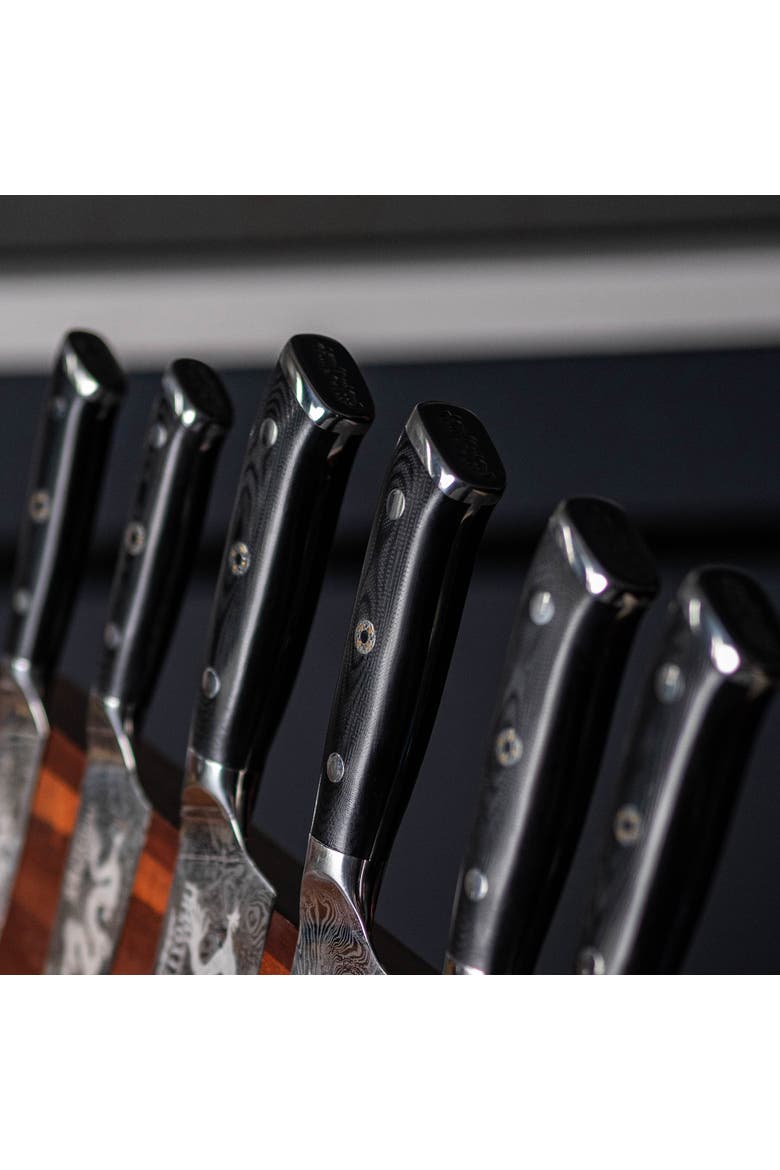 KIYOSHI® Kei 7-Piece Knife Block, Alternate, color, Silver