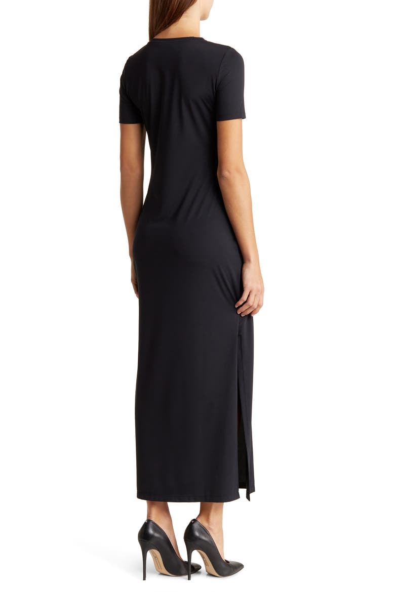 Cherryal Travel Maxi Dress, Alternate, color, BLACK