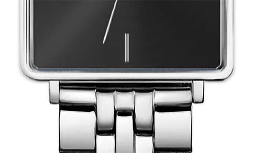 Alfred Sung Harmony Square Bracelet Watch, 22mm X 24mm In Metallic
