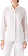 Akris Polygon Cotton Voile Button-Up Shirt