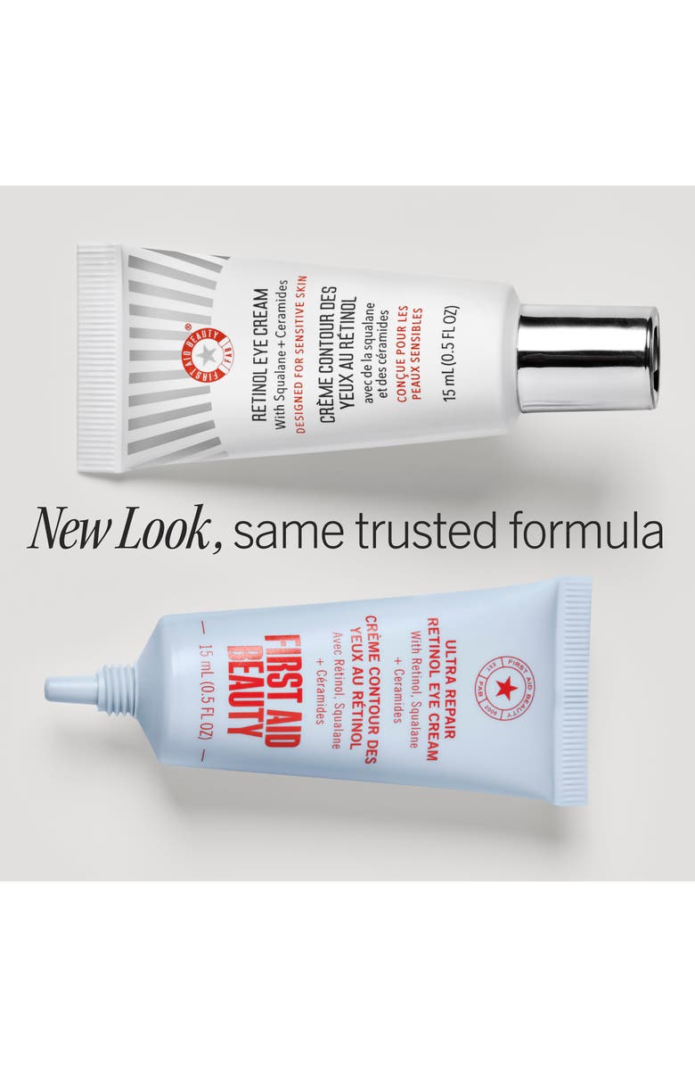 First Aid Beauty Ultra Repair Retinol Eye Cream with Retinol, Squalane & Ceramides, Alternate, color, 