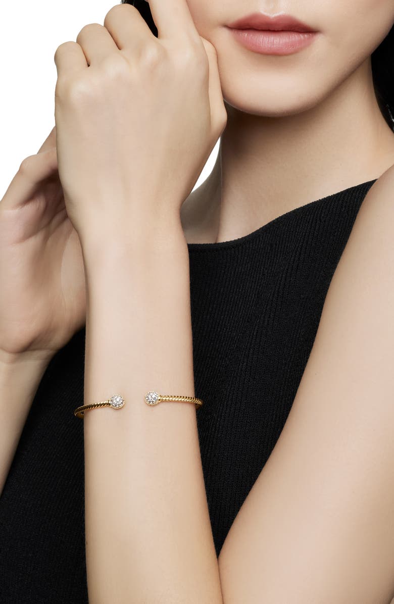 David Yurman Solari Bracelet in 18K Gold with Diamonds, Alternate, color,