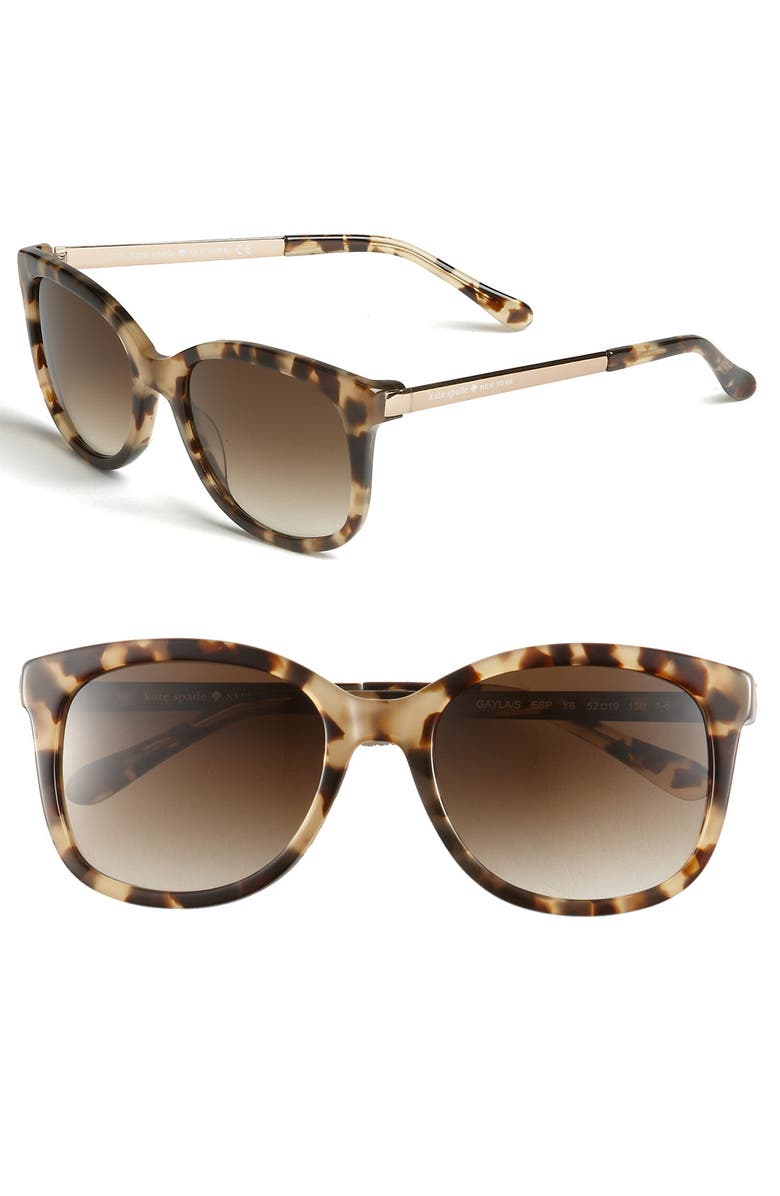 Kate Spade New York 'gayla' 52mm sunglasses, Main, color, 