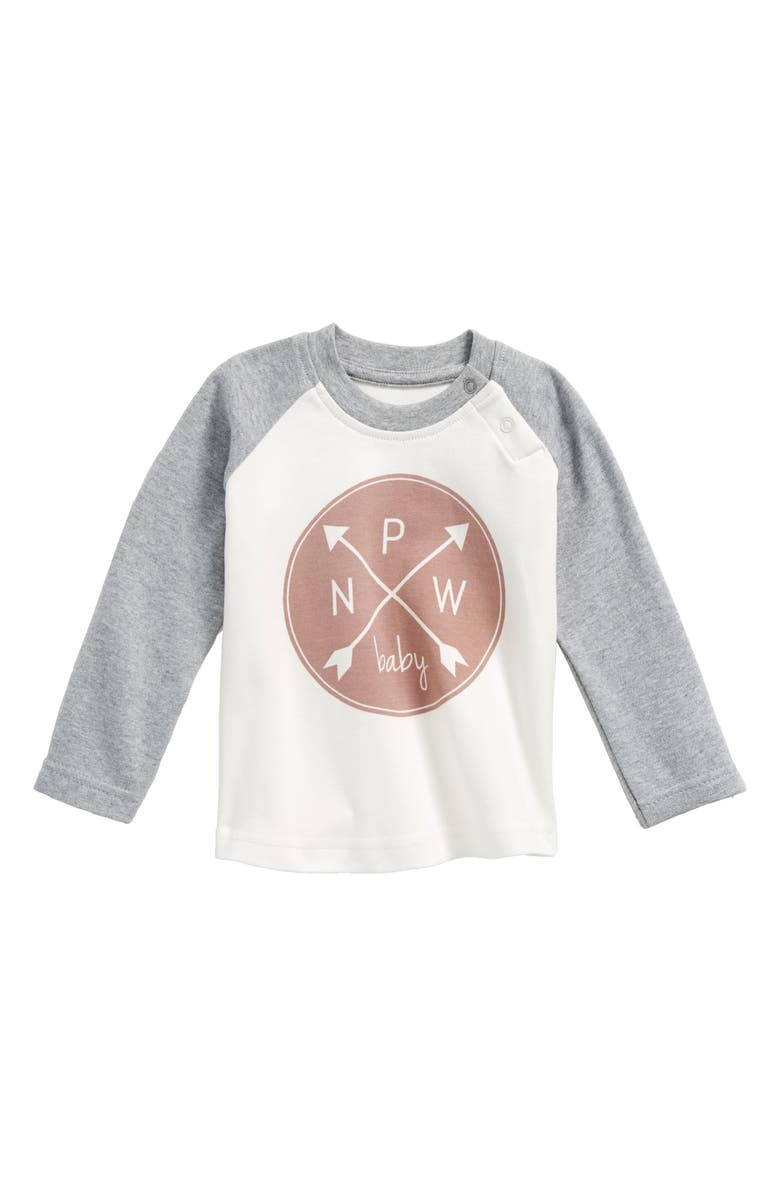 City Mouse PNW Logo Organic Cotton Tee, Main, color, 