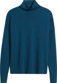Nordstrom Oversize Cashmere Turtleneck Sweater