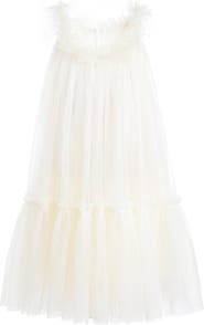Sweet Cactus Delicate Dotted Ruffle Tier Dress