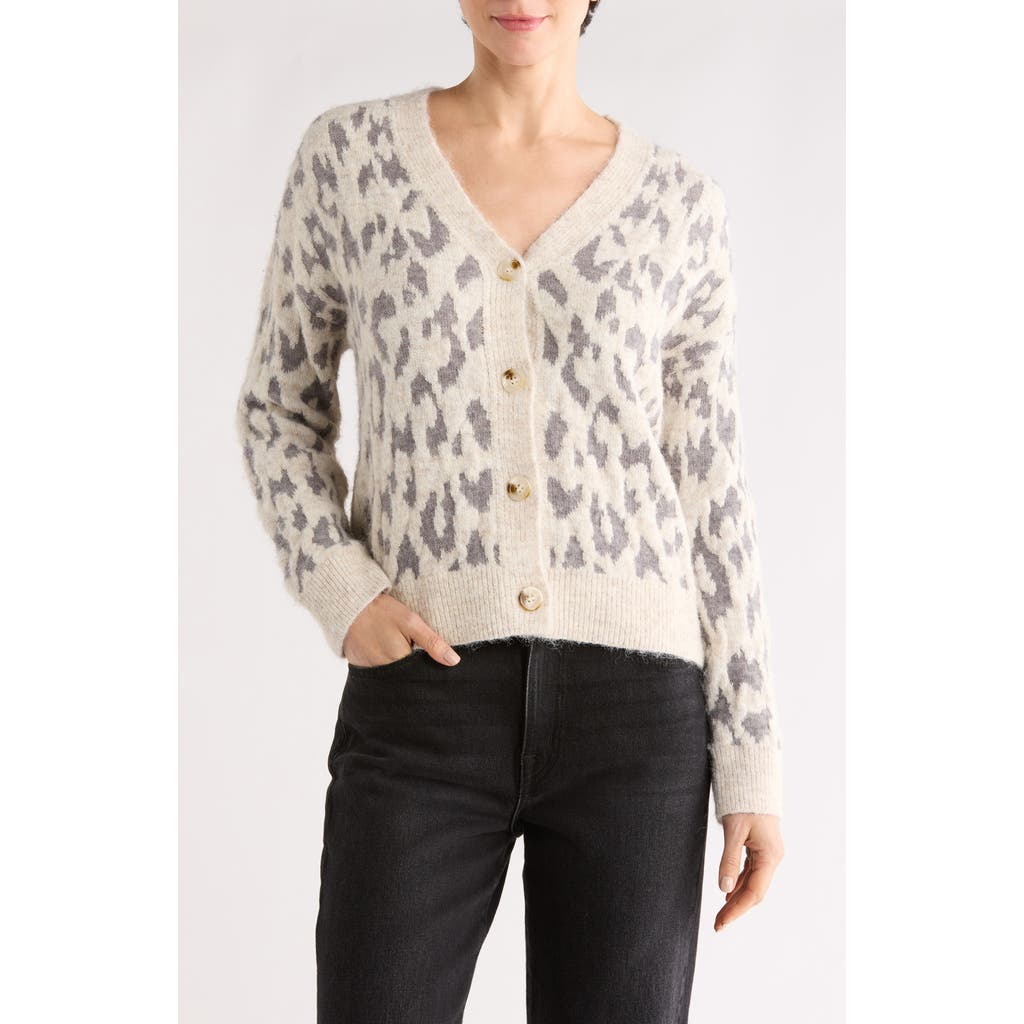 Sunday Edition Leopard Print Cardigan