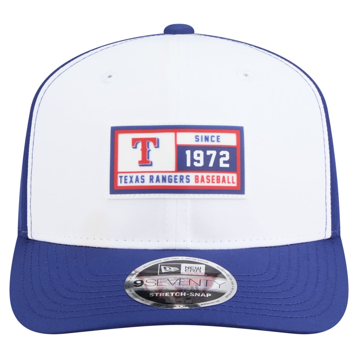New Era Men's New Era White/Royal Texas Rangers Established Patch ...
