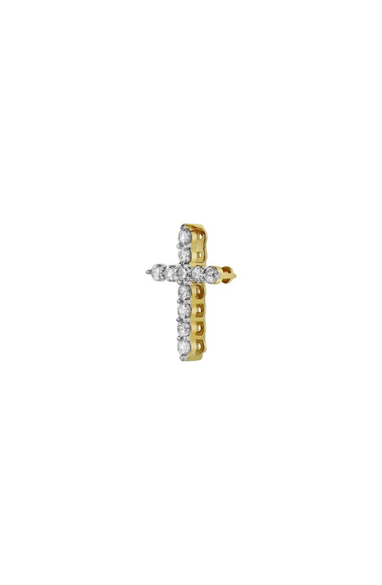 LuvMyJewelry Classic Divine Cross Diamond Pendant in 10K Yellow Gold, Alternate, color, 10K Yellow Gold