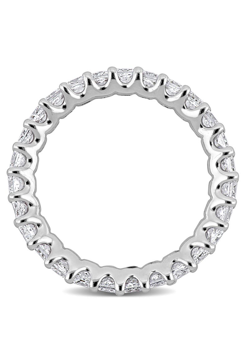 2 CTW Lab-Grown Diamond Princess Eternity Ring, Alternate, color, White Gold