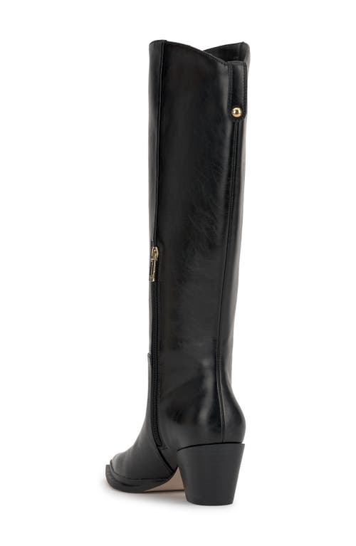 Jessica Simpson Hemmia Pointed Toe Knee High Boot In Black