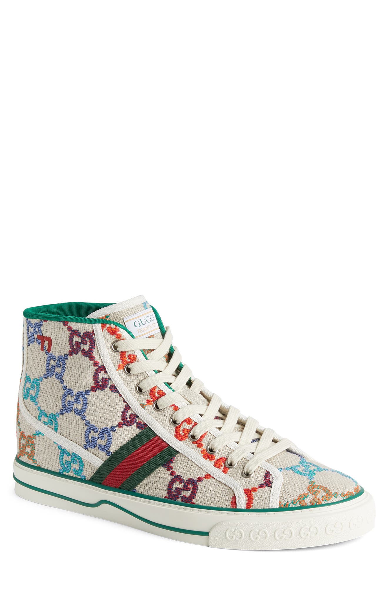 Gucci Tennis 1977 High Top Sneaker, Main, color, 