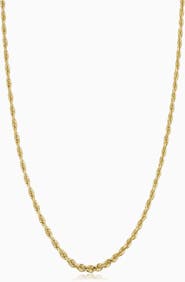 Oradina Men's Titan Rope Bold Chain in 10K Gold
