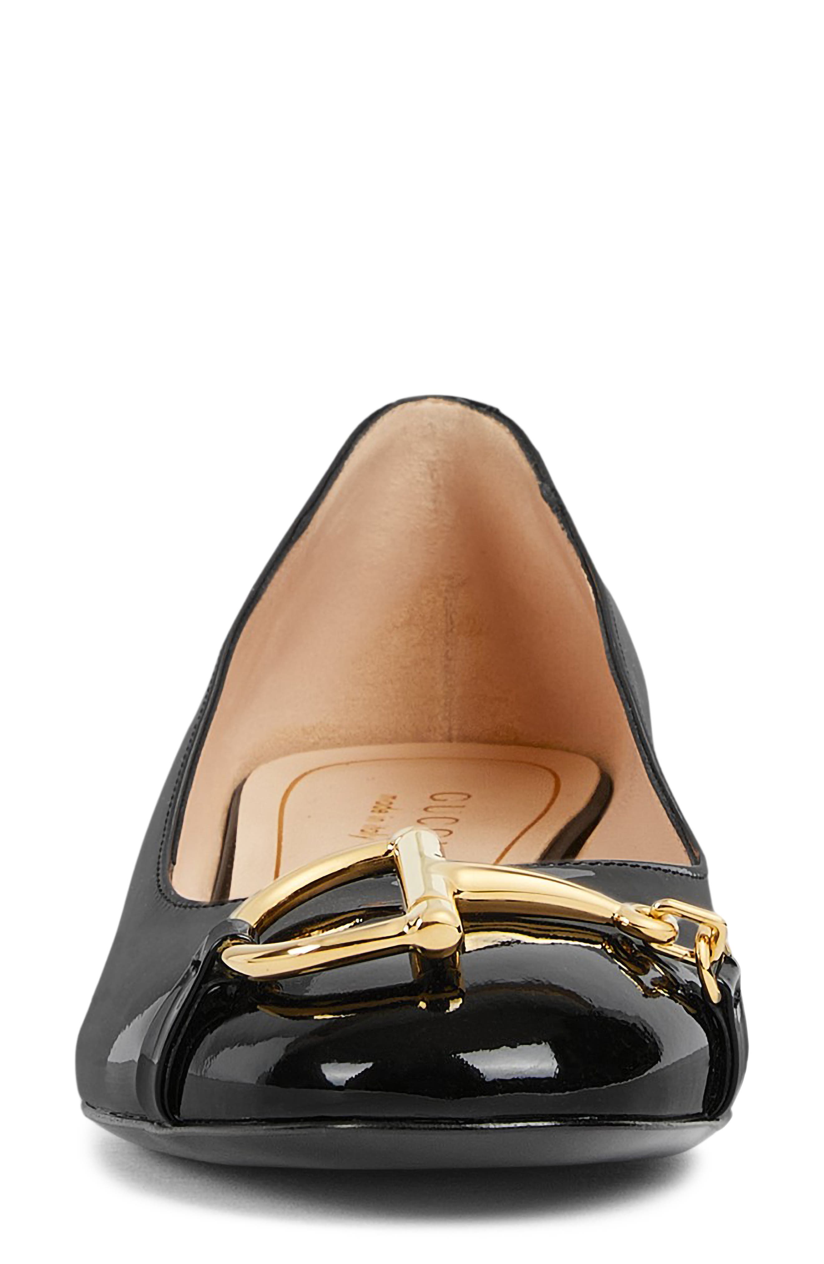 Gucci Alfa Horsebit Pump, Alternate, color, Nero