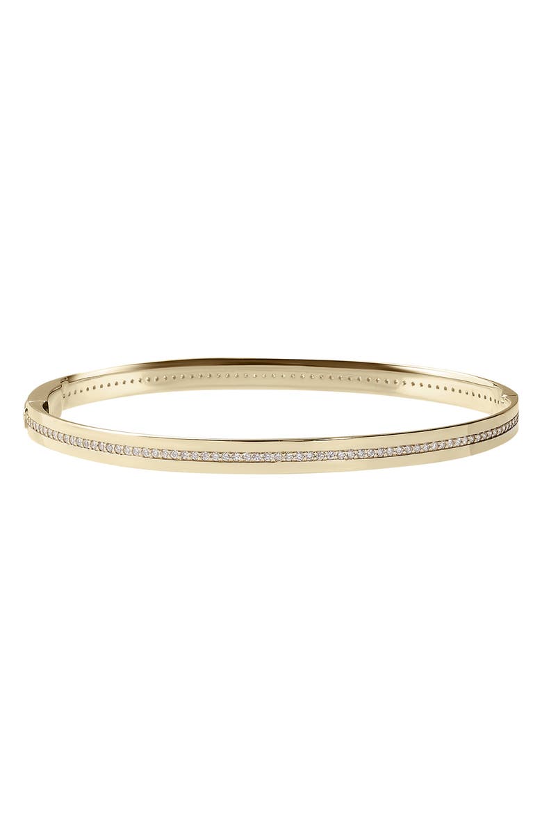 LANA Vanity 14K Gold Diamond Bangle, Main, color, 
