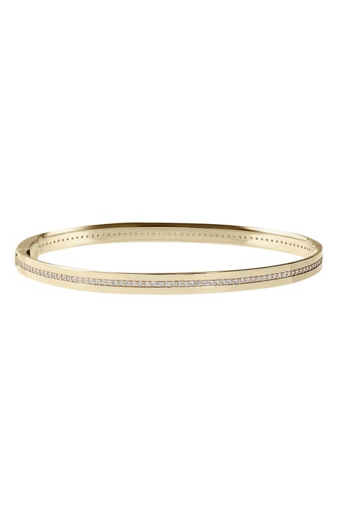 Vanity 14K Gold Diamond Bangle