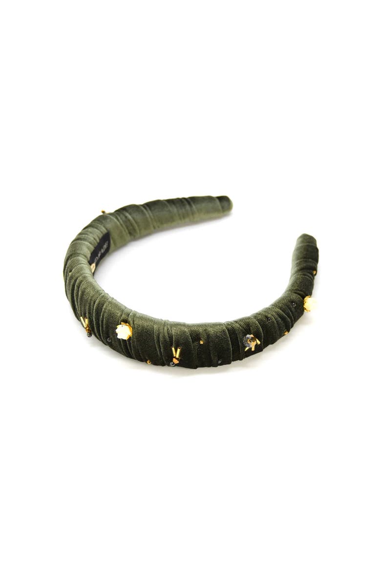 The Myrtle Headband, Alternate, color, Olive Green